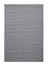 Plastmatta Grå/svart 180 x 265 cm Envy